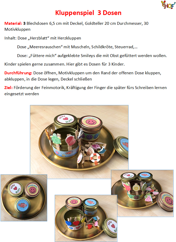 Text Kluppenspiel 3 Dosen