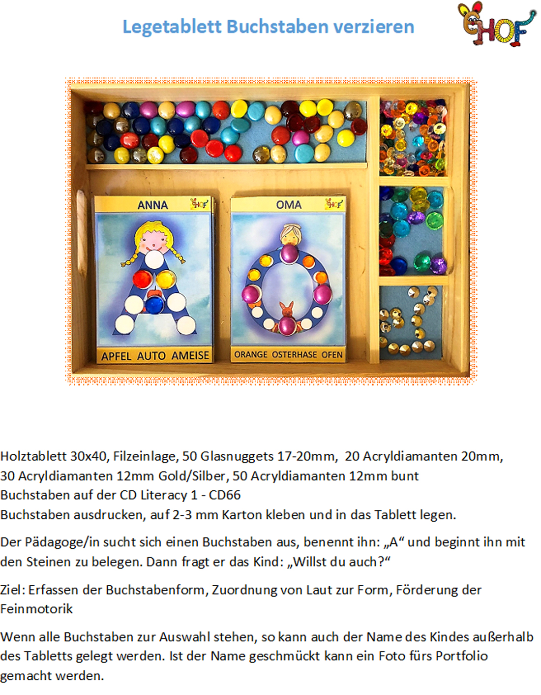Text Legetab Buchst verzieren2